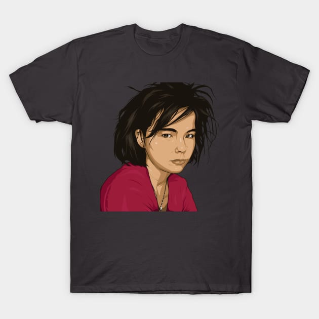 Bjork T-Shirt by JhomArtStore